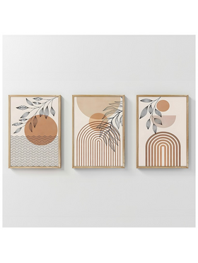 Πίνακας Zephra Pakoworld Τρίπτυχος με Ψηφιακή Εκτύπωση και Πλαίσιο 33x1.5x48εκ