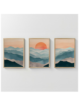 Πίνακας Sylis Pakoworld Τρίπτυχος με Ψηφιακή Εκτύπωση και Πλαίσιο 33x1.5x48εκ