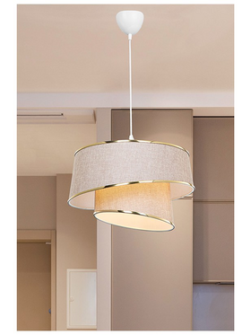 Φωτιστικό Οροφής Μονόφωτο pwl-1127 Pakoworld ε27 Μπεζ-Χρυσό-Λευκό Φ32.5x65εκ