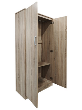 Ντουλάπα Δίφυλλη Lego Pakoworld σε Sonoma Απόχρωση 80x42x180εκ