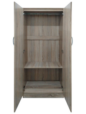 Ντουλάπα Δίφυλλη Lego Pakoworld σε Sonoma Απόχρωση 80x42x180εκ