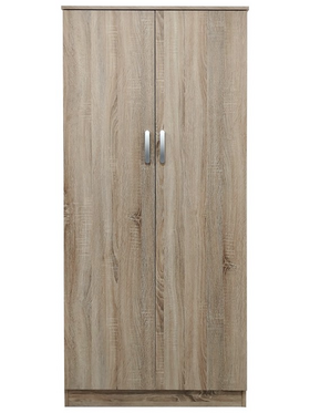 Ντουλάπα Δίφυλλη Lego Pakoworld σε Sonoma Απόχρωση 80x42x180εκ