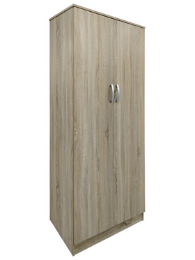 Ντουλάπα Δίφυλλη Lego Pakoworld σε Sonoma Απόχρωση 80x42x180εκ