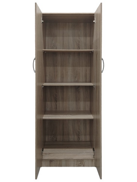 Ντουλάπα Δίφυλλη Lego Pakoworld σε Sonoma Απόχρωση 60x42x180εκ