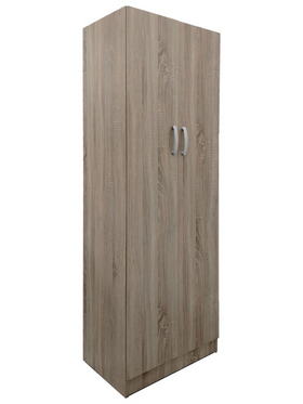 Ντουλάπα Δίφυλλη Lego Pakoworld σε Sonoma Απόχρωση 60x42x180εκ