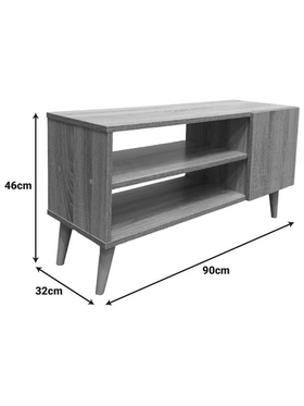 Έπιπλο Τηλεόρασης Orianne Pakoworld σε Sonoma Απόχρωση 90x32x46εκ