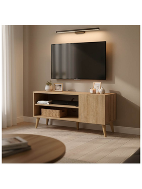 Έπιπλο Τηλεόρασης Orianne Pakoworld σε Sonoma Απόχρωση 90x32x46εκ