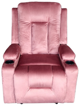 Πολυθρόνα Relax Gessel Pakoworld Βελούδο Σάπιο Μήλο 80x90x98εκ