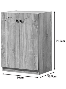 Παπουτσοθήκη-Ντουλάπι Ambera Pakoworld σε Sonoma Απόχρωση 60x36.5x81.5εκ