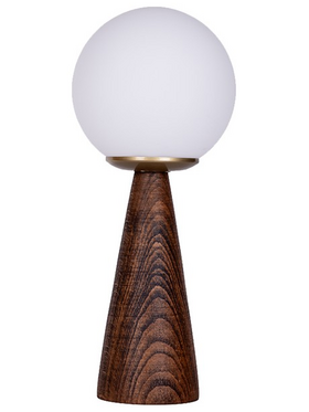 Επιτραπέζιο Φωτιστικό Seziko Pakoworld ε27 Καρυδί Φ15x37εκ