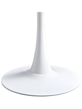 Τραπεζαρία Elijah-Gaston Pakoworld σετ 3τεμ pp-pu σε Taupe-Λευκή Απόχρωση με Φυσικό Πόδι Φ60x74εκ