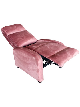 Πολυθρόνα Relax Norva Pakoworld Βελούδο σε Σάπιο Μήλο Απόχρωση 68.5x86x100εκ