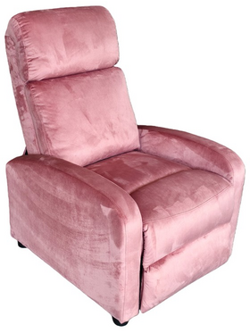 Πολυθρόνα Relax Norva Pakoworld Βελούδο σε Σάπιο Μήλο Απόχρωση 68.5x86x100εκ