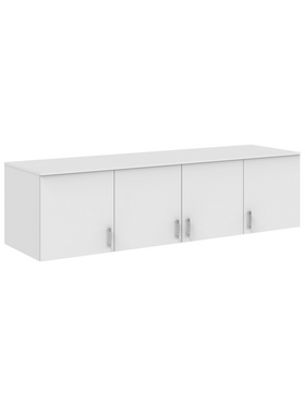 Πατάρι Ντουλάπας Royal Pakoworld Τετράφυλλο Λευκό 200x58x53εκ