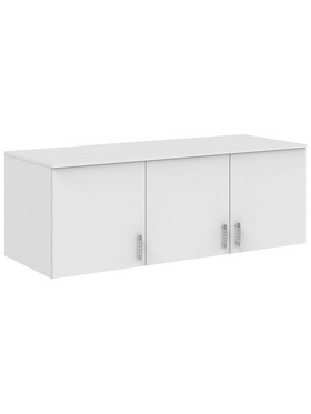 Πατάρι Ντουλάπας Royal Pakoworld Τρίφυλλο Λευκό 150x58x53εκ