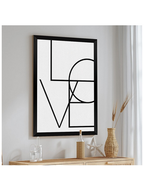 Πίνακας Amora Pakoworld με Ψηφιακή Εκτύπωση και Πλαίσιο 33x1.5x48εκ