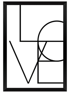 Πίνακας Amora Pakoworld με Ψηφιακή Εκτύπωση και Πλαίσιο 33x1.5x48εκ