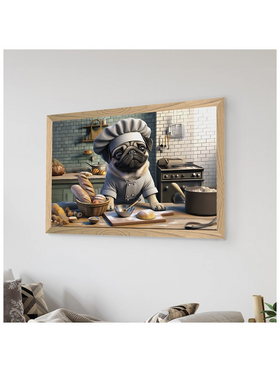 Πίνακας Woof Pakoworld με Ψηφιακή Εκτύπωση και Πλαίσιο 48x1.5x33εκ