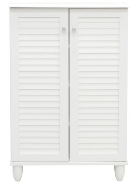 Παπουτσοθήκη-Ντουλάπι Santo Pakoworld 10 Ζεύγων σε Λευκή Απόχρωση 60x34.5x91.5εκ