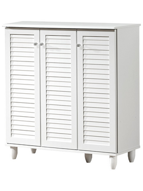 Παπουτσοθήκη-Ντουλάπι Santo Pakoworld 16 Ζεύγων σε Λευκή Απόχρωση 89.5x34.5x91.5εκ