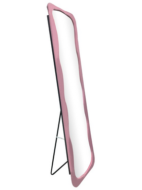 Καθρέπτης Lezour Pakoworld Βελούδο σε Σάπιο Μήλο Απόχρωση 50x5x170εκ