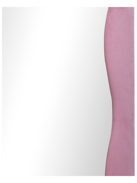 Καθρέπτης Lezour Pakoworld Βελούδο σε Σάπιο Μήλο Απόχρωση 50x5x170εκ