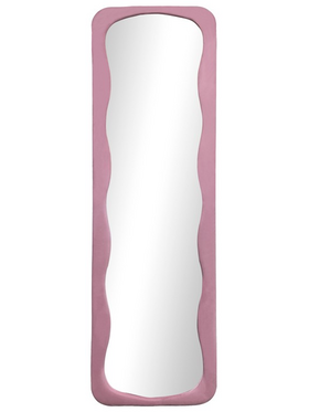Καθρέπτης Lezour Pakoworld Βελούδο σε Σάπιο Μήλο Απόχρωση 50x5x170εκ