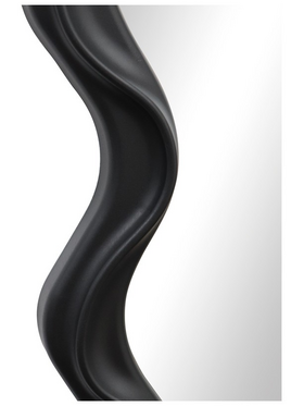 Καθρέπτης Liquid Pakoworld pp σε Μαύρη Απόχρωση 26x2.7x39εκ