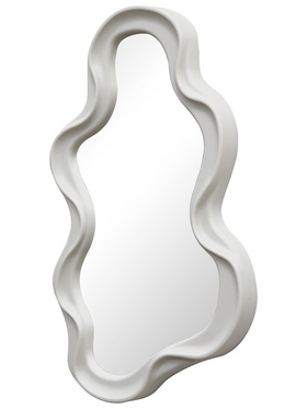 Καθρέπτης Liquid Pakoworld pp σε Λευκή Απόχρωση 26x2.7x39εκ