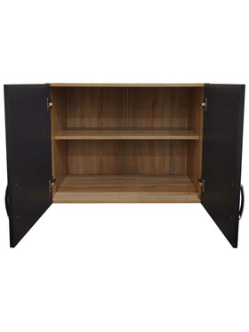 Πατάρι Ντουλάπας Δίφυλλο Lego Pakoworld σε Sonoma-Ανθρακί Απόχρωση 79x41.5x60εκ