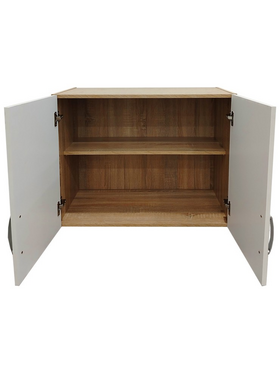 Πατάρι Ντουλάπας Δίφυλλο Lego Pakoworld σε Sonoma-Λευκή Απόχρωση 79x41.5x60εκ