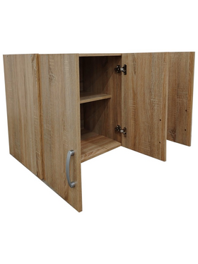 Πατάρι Ντουλάπας Τρίφυλλο Lego Pakoworld σε Sonoma Απόχρωση 90x41.5x60εκ