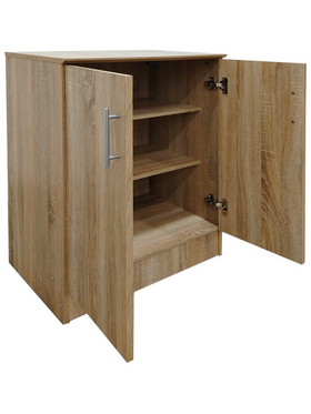 Παπουτσοθήκη-Ντουλάπι Souken Pakoworld 6 Ζευγών σε Sonoma Απόχρωση 60x40x80εκ