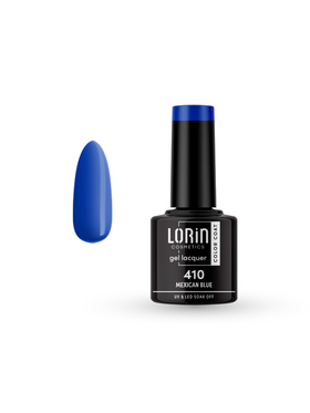 Lorin Gel Lacquer Ημιμόνιμο Βερνίκι 8ml. #410 (Mexican Blue)