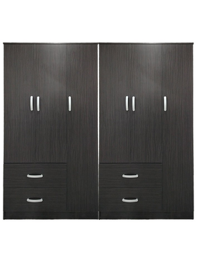 Ντουλάπα Εξάφυλλη Lego Pakoworld Wenge 180x42x180εκ