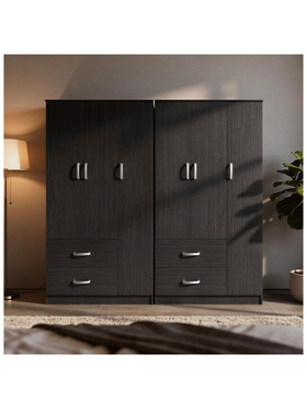 Ντουλάπα Εξάφυλλη Lego Pakoworld Wenge 180x42x180εκ