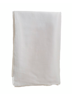 Ble Φουλαρι/παρεο Λευκο 180χ100 (100% Cotton)