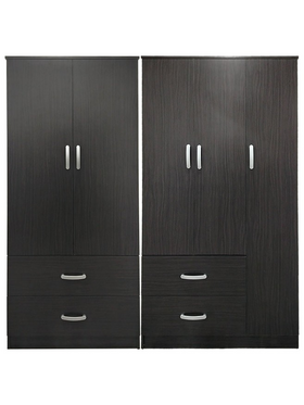 Ντουλάπα Πεντάφυλλη Lego Pakoworld Wenge 170x42x180εκ