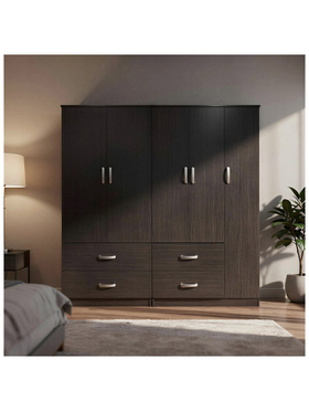 Ντουλάπα Πεντάφυλλη Lego Pakoworld Wenge 170x42x180εκ