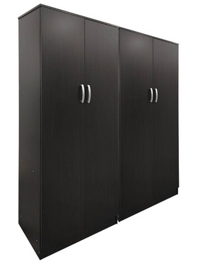 Ντουλάπα Τετράφυλλη Lego ι Pakoworld Wenge 160x42x180εκ