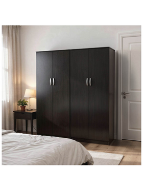 Ντουλάπα Τετράφυλλη Lego ι Pakoworld Wenge 160x42x180εκ