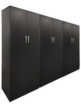 Ντουλάπα Εξάφυλλη Lego Pakoworld Wenge 240x42x180εκ