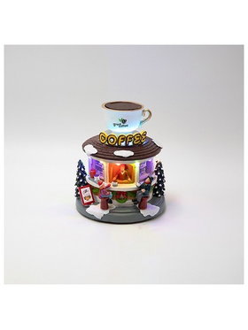 Καφετερια, με Περιστρεφομενη Κουπα, Μπαταριας, 15x15x17cm