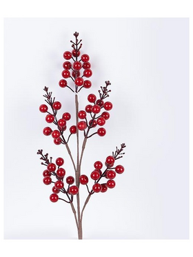 Κλαδι με Κοκκινα Berries, 68cm