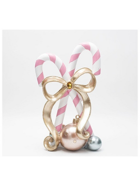 Μπαστουνακια Πολυρεζιν, ροζ με Φιογκο, 19.3x14x30.2cm