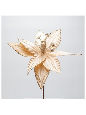 Λουλουδι Σαμπανι με Διακριτικη Γραμμη Glitter, 30x20cm