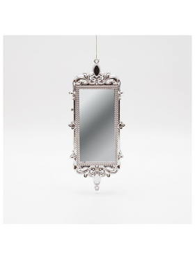 Στολιδι Κρεμαστο, Vintage Καθρεφτης, Ασημι, 17,5x7cm