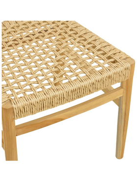 Κρεμάστρα Επιδαπέδια Gantou Pakoworld Suar Ξύλο σε Φυσική Απόχρωση 40x40x200εκ