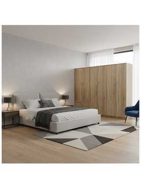 Ντουλάπα Εξάφυλλη Lego i Pakoworld Sonoma 240x42x180εκ