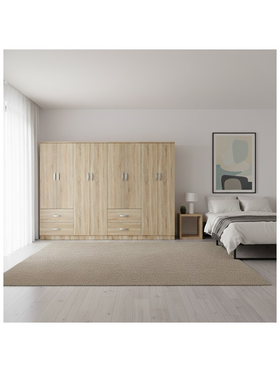 Ντουλάπα Οχτάφυλλη Lego Pakoworld Sonoma 241x42x181εκ